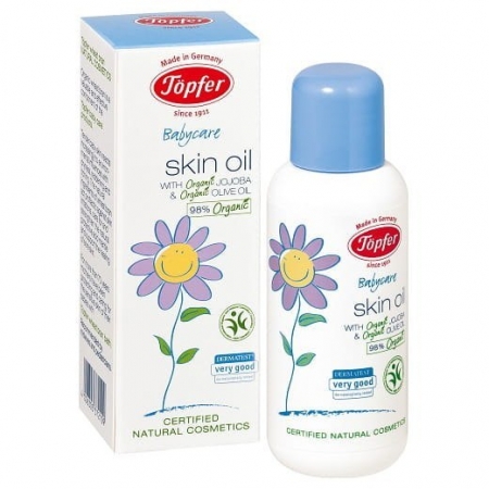 TOPFER Olejek do ciała dla niemowląt z olejkiem jojoba i oliwy z oliwek BIO 100ml